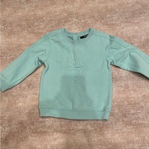 Balmain Light Blue Crewneck
